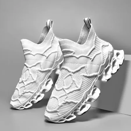 

Men‘s Breathable Shock Absorbing Shoes Running Race Blade Type Shoes Yellowstone