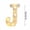 J, variant on Fegute Illuminated Letter Lights Plastic Decorative Alphabet Lamp Party Home Wedding Nursery Decor Battery Operated 16cm Wall Hanging