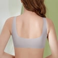 thumbnail image 5 of NSLGXD Wireless Lace Bralettes for Women Front Closure Wide Straps Soft Seamless Bras Comfort Support Everyday Wirefree BraM-5XL, 5 of 9