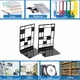 thumbnail image 4 of Sujetalibros para estanterías, sujetalibros de metal para libros de oficina en el hogar, soporte para estanterías, decoración del hogar, tapones para libros, soporte para libros, sujetalibros de, 4 of 6