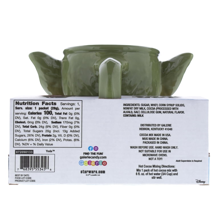 Tazza Ufficiale Star Wars: Clone Wars - Design Yoda Calligramma - Ceramica 311g - Confezione Regalo
