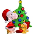 thumbnail image 1 of ProductWorks Peanuts 32" Snoopy and Woodstock Pre-Lit Christmas Tree Yard Decor, 1 of 11
