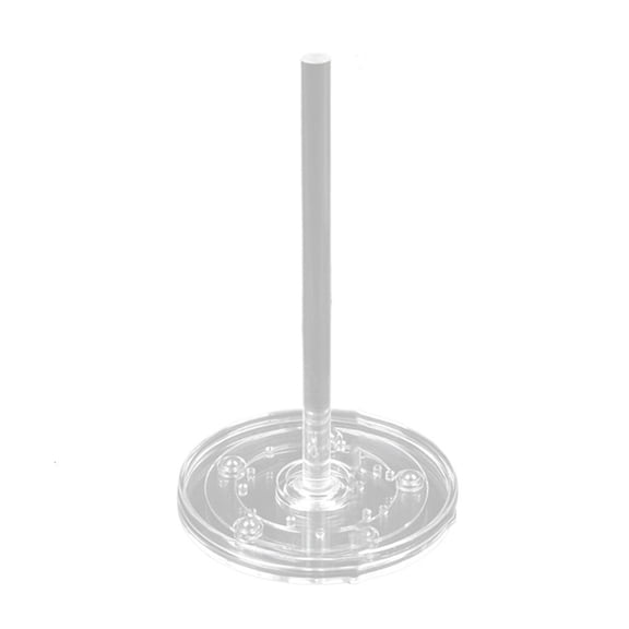 YIGSECU Rotating Yarn Holder for Crocheting Clear ABS Yarn Dispenser Knitting Yarn Spool Holder Yarn Stand Thread Spool Holder