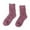 Wine, variant on Bibifish Womens Socks Solid Color Thick Winter Thermal Socks Soft Stretchy Fall Winter Home Sleeping Daily Wear Crew Socks For Ladies