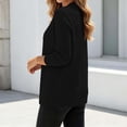 thumbnail image 6 of Bxsruta Womens Cardigan Sweaters Long Sleeve Button Down V Neck Casual Knit Outwear, 6 of 7
