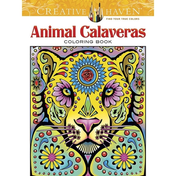 Adult Coloring Books: Holidays & Cel Creative Haven Animal Calaveras Coloring Book, (Paperback)