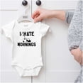 thumbnail image 5 of I Hate Mornings Sleeping Panda Romper Boys or Girls Infant Baby Brisco Brands NB, 5 of 6