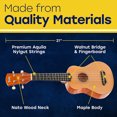 thumbnail image 4 of Hola! Music Color Series Soprano Ukelele Set with Tote Bag, Strap, & Picks, 4 of 9