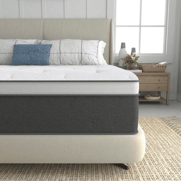 DalisTairy 12 inch Hybrid Mattress in a Box, Gel Memory Foam and Pocket Spring ,Twin Mattress