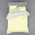 thumbnail image 2 of Ambesonne Floral Bedding Set 3 Pcs, Spring Daisy Blossoms, Twin XL, Yellow White, 2 of 3