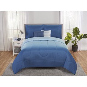 Mainstays Ombre Comforter Set With 2 Decorative Pillows Multiple