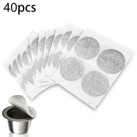

40/60Pcs Aluminum Foil Coffee Capsule Seal Lids Pods Stickers For Nespresso