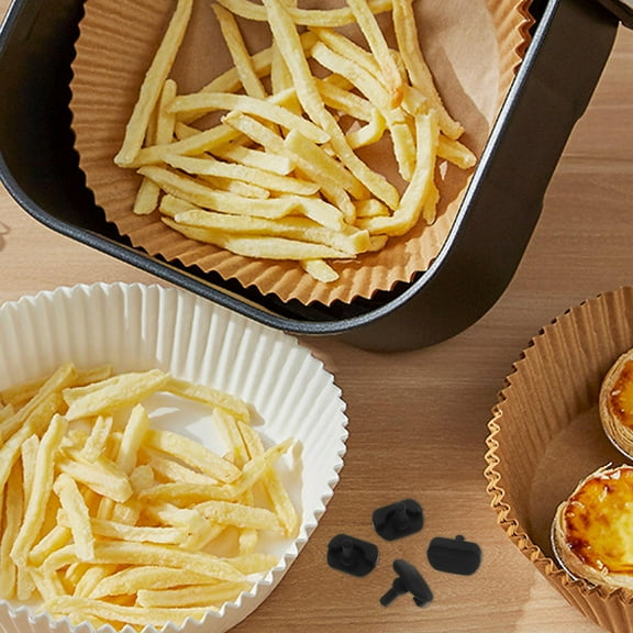 PBPBOX 4Pcs Air Fryer Protector ABS Enhance Cooking Performance Black Air Fryer Parts for Home Cooks