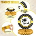 thumbnail image 3 of 10Pcs Classe de 2022 Graduation Décorations de Fête Congrats Grad Graduation en Nid d'Abeilles Centres de Table Graduation T, 3 of 7