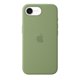 thumbnail image 1 of Funda de silicona para iPhone 17e con MagSafe, verde musgo claro, 1 of 5