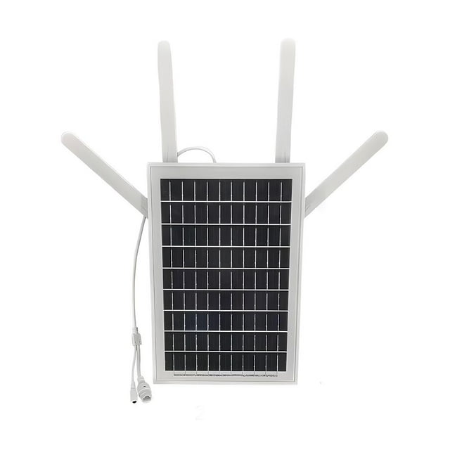 EZLIFE Repetidor Wifi solar IP66 para exteriores, resistente al agua, 4G, 15 W, con inserción de tarjeta SIM con modo de espera prolongado de 7 días, enrutador portátil, extensor wifi inalámbrico port