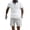 White, variant on Short Sleeve Polo and Shorts Set for Men, 2-Pc Solid Color Casual Outfit, Summer Polyester