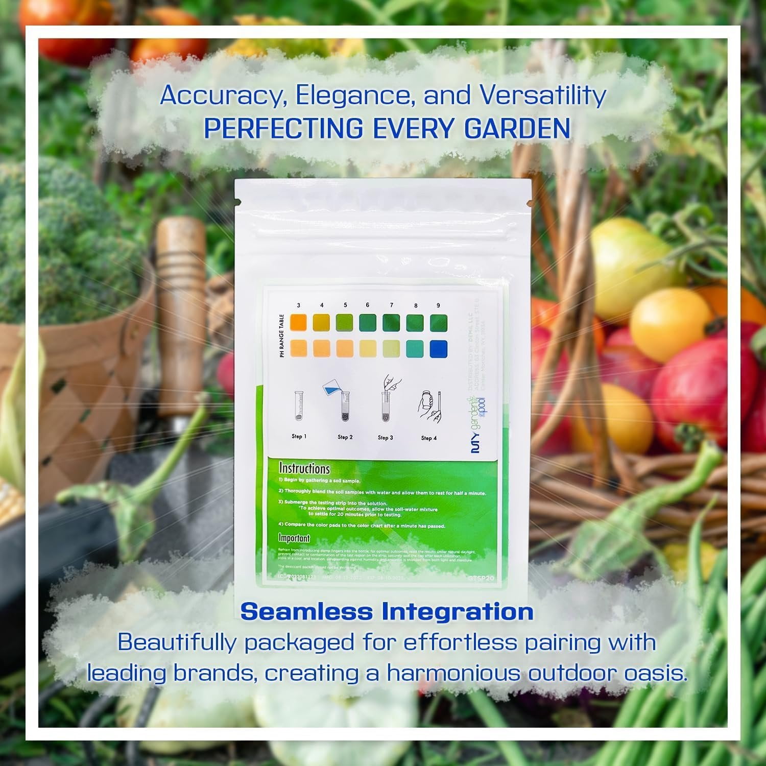 Coast of Maine KM6000 Kelp Meal Plant Food 4 LB  Organic Seaweed Fertilizer for Vibrant Growth with My Garden Pool Soil Test Strips & Claw Gardening Gloves