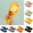 thumbnail image 4 of Penkiiy Women Shower Slippers Bathroom Slippers Sandals House Slippers Non Slip Shoes Dorm Shoes 40-41 Orange, 4 of 4