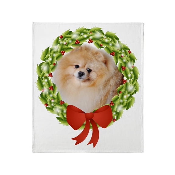 CafePress - Pomwreath Throw Blanket - Soft Fleece Throw Blanket, 50"x60" for All Ages