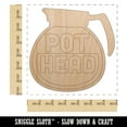 thumbnail image 2 of Pot Head Coffee Wood Shape Unfinished Piece Cutout Craft DIY Projects - 6.25 Inch Size - 1/8 Inch Thick, 2 of 7