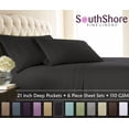 thumbnail image 3 of Vilano Springs 4-Piece Crochet Lace Hem Sheet Set by SouthShore Fine Linens, 3 of 8
