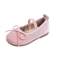 thumbnail image 3 of Wdgfv Mary Jane Flats for Toddler Girls Little Kids Glittery Dress Princess Wedding Ballet Shoes 18-24 Months, 3 of 9