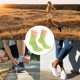 thumbnail image 4 of Unique Bargains 1 Pair Women's Comfortable Sleep Cozy Socks Grass Green 93% Polyester 7% Spandex, 4 of 5