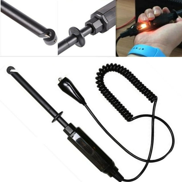 Car Circuit Test DC6-24V Pencil Hook Probe Needle Tester Lead Avoid Broken Line