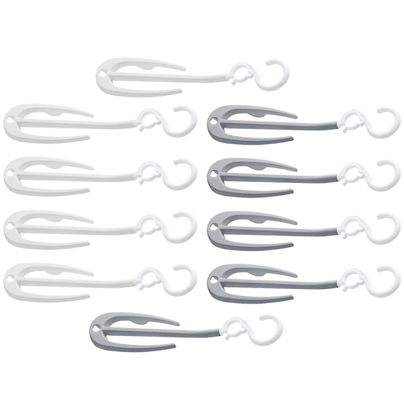 ETEREAUTY 10-Pack Shoe Drying Hangers with Double Hooks, Assorted Colors for Home Organization and Drying