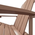 thumbnail image 4 of vidaXL Patio Adirondack Chair with Footstool HDPE Anthracite, 4 of 29