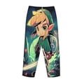 thumbnail image 5 of The Legend Of Zelda Women's Pajama Pants Lounge Daily Novelty Cozy Sleep Bottoms Pants Sleepwear With Pockets, 5 of 8
