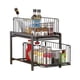 thumbnail image 1 of Estante Organizador Debajo del Fregadero Deslizante de 2 Nievels, Cesta de Almacenamiento del Fregadero con Cajón de Acero Carbono, Organizador de Fregadero Gabinete para Cocina Baño, 1 of 7