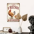 thumbnail image 5 of Chicken Vintage Metal Poster Farm Fresh Eggs Sign Decor-Retro Funny Metal Tin Sign for Kitchen Farmhouse Metal Tin Sign 8x12inch, 5 of 8