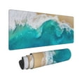 thumbnail image 2 of Disketp Gaming Mouse Pad Beach Pattern Large Mouse Mat Long Extended Desk Pad Non-Slip Rubber Mice Pads Stitched Edges Thin Pad (11.8x31.5 Inch), 2 of 9