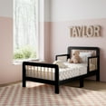 thumbnail image 3 of Storkcraft Pasadena Toddler Bed, Black with Driftwood, 3 of 10