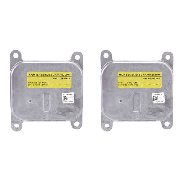 2X FB53-13B626-B LED Headlight Module for Explorer Limited Headlights Module Control