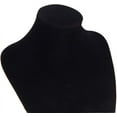 thumbnail image 4 of 2pcs Velvet 3D Bust Necklace Pendant Chain Display Holder Stand Black, 4 of 7
