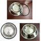 thumbnail image 5 of 2 Tazones para Perros de Acero Inoxidable, Tazón de Alimentación para Perros con Bases de Goma Antideslizantes, Tazones Medianos para Mascotas y Tazones de Agua,M-22cm ER, 5 of 5