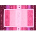 thumbnail image 1 of Ahgly Company Indoor Rectangle Abstract Pink Contemporary Area Rugs, 3' x 5', 1 of 4
