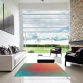 thumbnail image 7 of Ahgly Company Machine Washable Indoor Rectangle Transitional Grapefruit Red Area Rugs, 4' x 6', 7 of 7