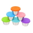 thumbnail image 1 of Shisuyan Leakproof Sauce Cups Stainless Steel Assorted Color 6Pcs, 1 of 8