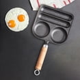 thumbnail image 1 of Sartén para salchichas y huevos, sartén para parrilla, 4 cavidades fundidas Diy sin recubrimiento, sartén para parrilla de perro de maíz para todas perfecl Pan De Salchicha, 1 of 8