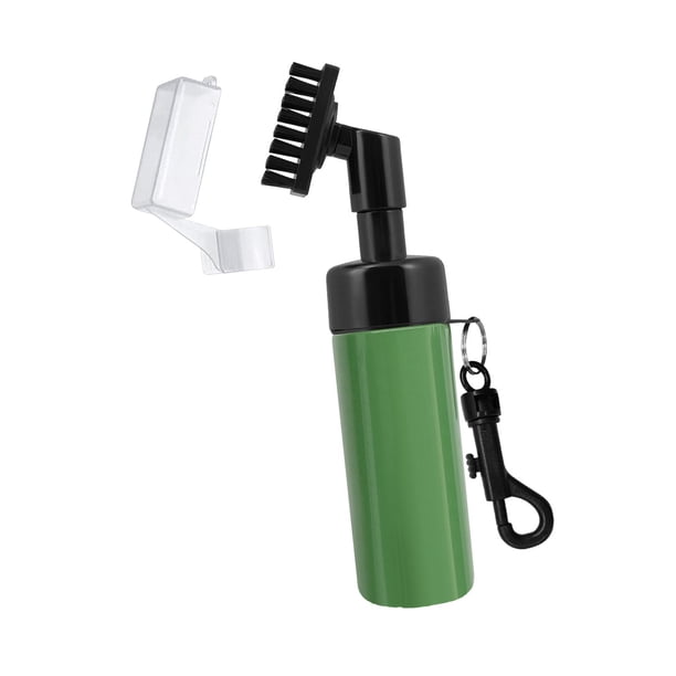 Cepillo para ranuras de palos de golf kusrkot con dispositivo de rociado de agua verde