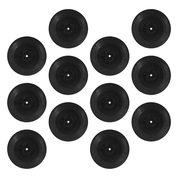 SEWCHICS 12Pcs Vinyl Records Wall Decor Plastic Retro Round Bar Decor for Adults