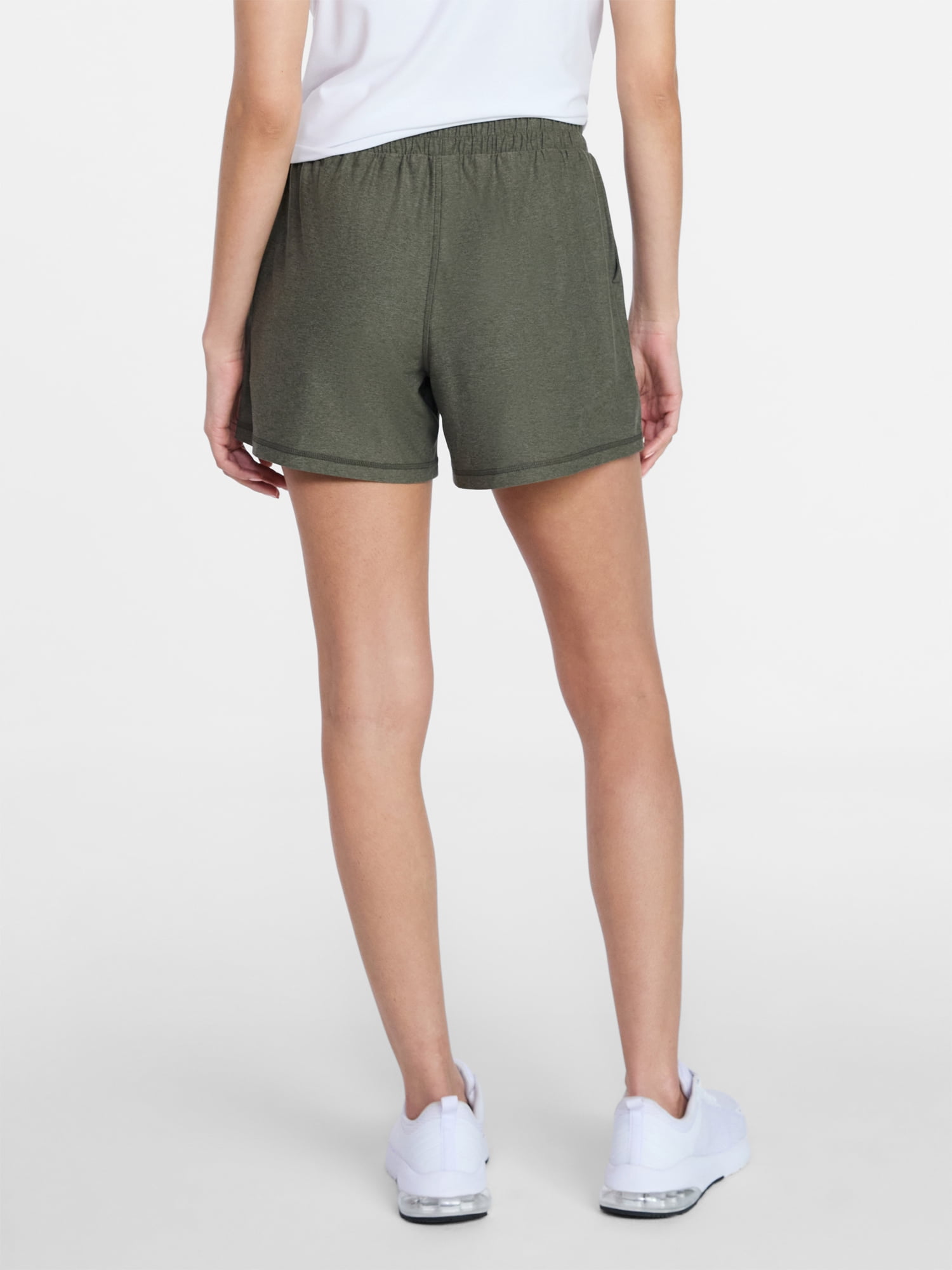 Athletic Works Women's and Women’s Plus ButterCore Soft Performance Gym Shorts, Available in 1, 2 and 5-Pack, Sizes XS-4X
