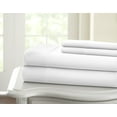 thumbnail image 2 of Fresh Linen 1200 Thread Count Twin Size Deep Pocket Solid Cotton Sheet Set (Twin, White), 2 of 3