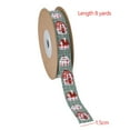 thumbnail image 4 of 8 Yard Christmas Ribbon Xmas Decor Decorative Multipurpose DIY Gift Wrapping Ribbon for Bouquets Greeting Cards Wreath Decor Green House, 4 of 9