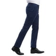 thumbnail image 3 of Mens Dress Pants, Solid Skinny Fit Office Pants Only, 3 of 4