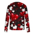 thumbnail image 4 of fartey Men's Plus Size Valentine Day T Shirt Big and Tall 2025 Romantic Love Heart Print Tops Funny Tunic Fit Long Sleeve Tshirts Lovely Round Neck Hip Hop Tee Top for Men, S-5XL, 4 of 5